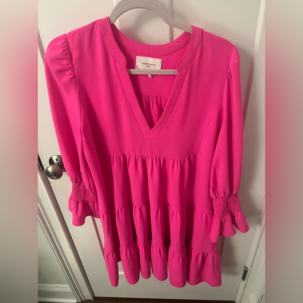 Pomander Place Fuchsia Dress Size Medium